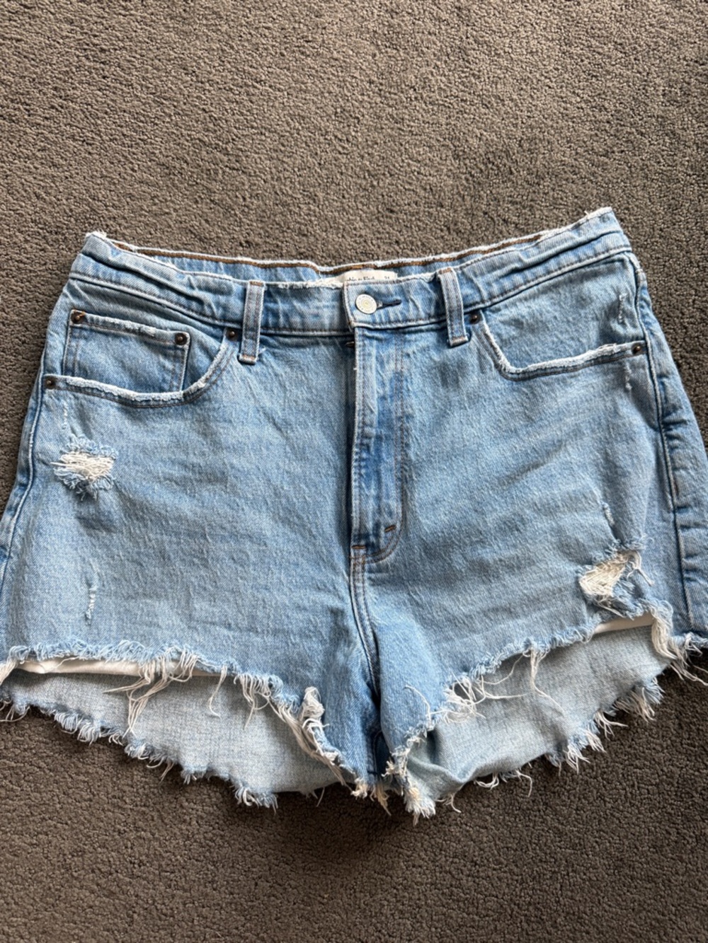 Abercrombie High Rise Mom Short (Curve Love)